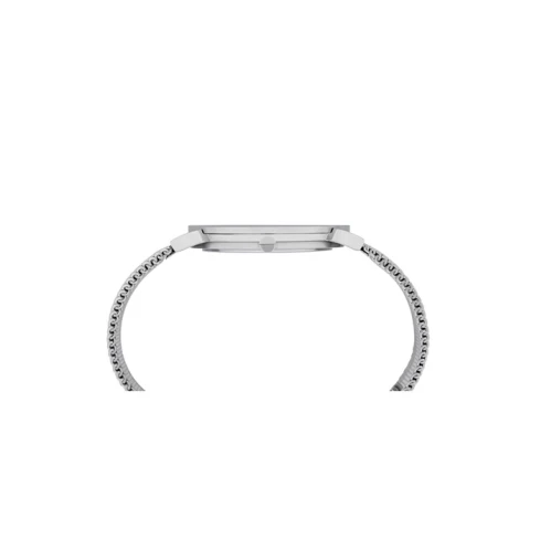 Дамски ръчен часовник с кварцов механизъм - корпус от Стомана - Меш - цвят Син Сив