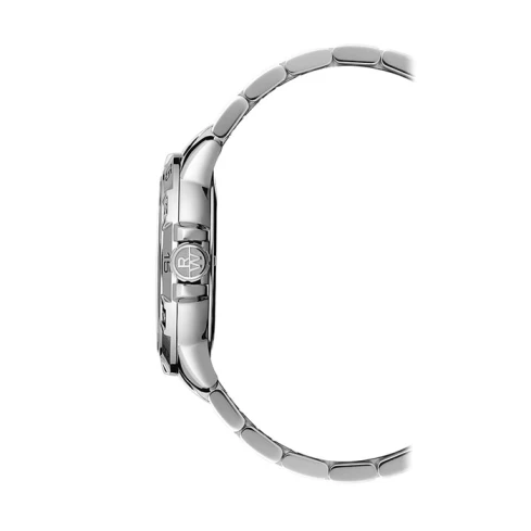 Мъжки ръчен часовник с кварцов механизъм - корпус от Стомана - Стоманена верижка - цвят Син Сив