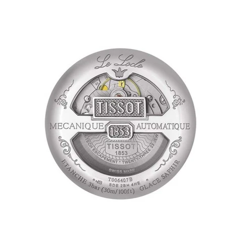 Мъжки ръчен часовник с автоматичен механизъм - корпус от Стомана - Естествена кожа - цвят Черен