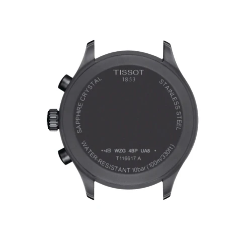 Tissot T116.617.37.051.00 Chrono XL - Мъжки ръчен часовник с кварцов механизъм - корпус от Стомана - Текстил - цвят Черен Черен