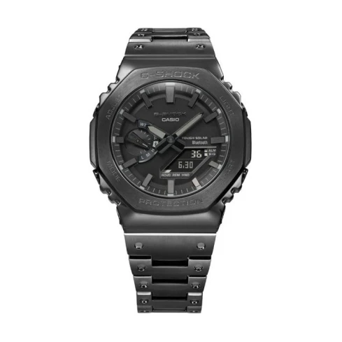 Casio GM-B2100BD-1AER G-Shock - Мъжки ръчен часовник с кварцов механизъм - корпус от Стомана - Стоманена верижка - цвят Черен