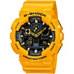 Casio GA-100A-9AER G-Shock - Мъжки ръчен часовник с кварцов механизъм - корпус от Полимер - Полимер - цвят Черен Жълт