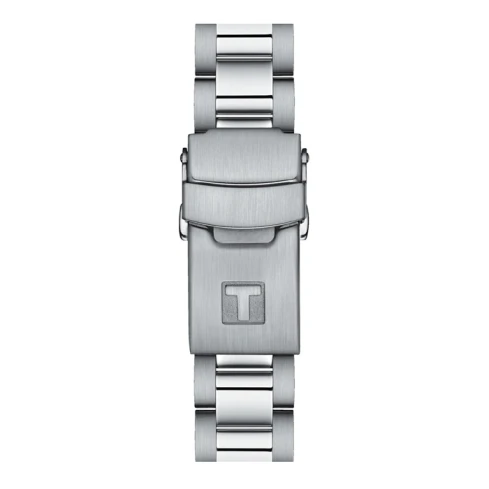 Tissot T120.210.21.051.00 Seastar 1000 - Унисекс ръчен часовник с кварцов механизъм - корпус от Стомана - Стоманена верижка - цвят Черен Сив