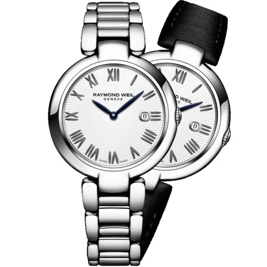 Дамски ръчен часовник с кварцов механизъм - корпус от Стомана - Стоманена верижка - цвят Сребрист Сив