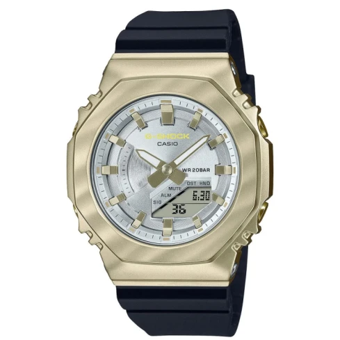 Casio GM-S2100BC-1AER G-Shock - Дамски ръчен часовник с кварцов механизъм - корпус от Полимер - Полимер - цвят Сив