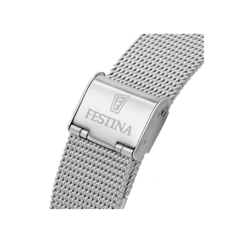 Мъжки ръчен часовник с автоматичен механизъм - корпус от Стомана - Меш - цвят Скелетон Сив