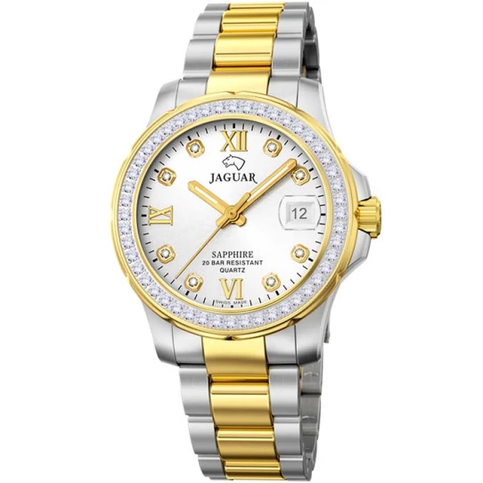 Дамски ръчен часовник с кварцов механизъм - корпус от Стомана - Стоманена верижка - цвят Сребрист Сив