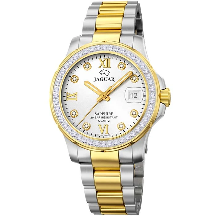 Дамски ръчен часовник с кварцов механизъм - корпус от Стомана - Стоманена верижка - цвят Сребрист Сив