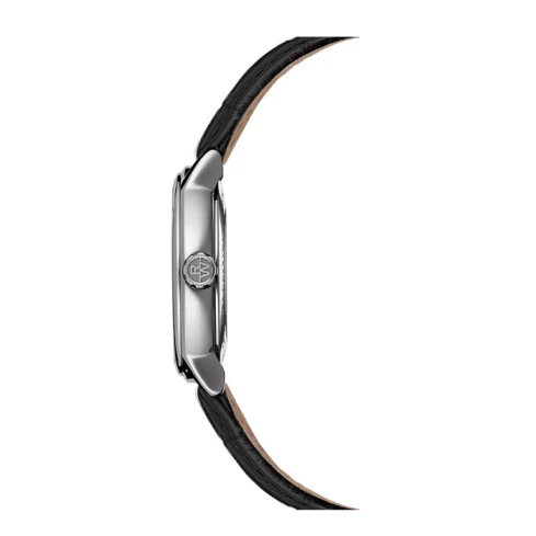 Raymond Weil 2237-STC-00659 Maestro - Мъжки ръчен часовник с механичен механизъм - корпус от Стомана - Естествена кожа - цвят Сребрист Черен