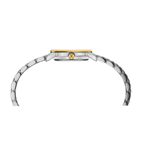 Дамски ръчен часовник с кварцов механизъм - корпус от Стомана - Стоманена верижка - цвят Седеф Сив