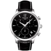 Tissot T063.617.16.057.00 Tradition - Мъжки ръчен часовник с кварцов механизъм - корпус от Стомана - Естествена кожа - цвят Черен Черен