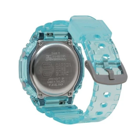 Мъжки ръчен часовник с кварцов механизъм - корпус от Полимер - Полимер - цвят Син Син