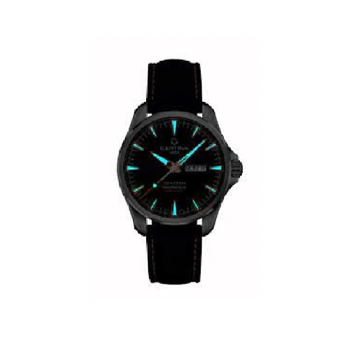 Мъжки ръчен часовник с автоматичен механизъм - корпус от Стомана - Стоманена верижка - цвят Зелен Сив