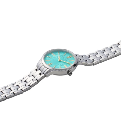 Pierre Cardin CDL.0004 Gaillon - Regal - Дамски ръчен часовник с кварцов механизъм - корпус от Стомана - Стоманена верижка - цвят Син