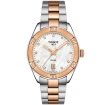 Tissot T101.910.22.116.00 PR 100 - Дамски ръчен часовник с кварцов механизъм - корпус от Стомана - Стоманена верижка - цвят Седеф Розово Злато