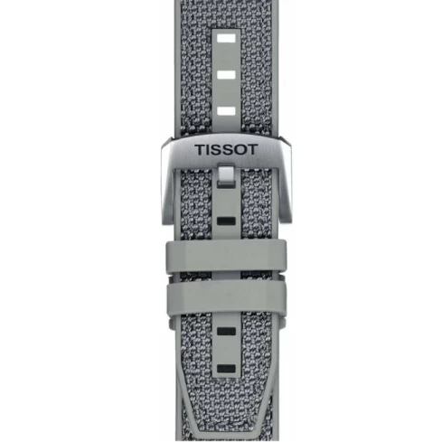 Мъжки ръчен часовник с кварцов механизъм - корпус от Стомана - Каучук - цвят Сив