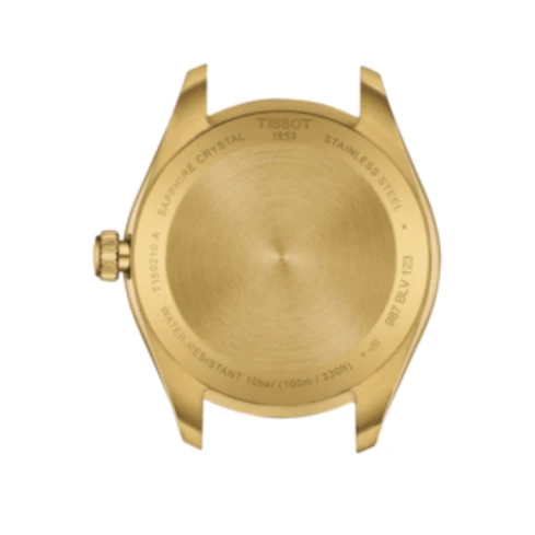 Дамски ръчен часовник с кварцов механизъм - корпус от Стомана - Стоманена верижка - цвят Шампанско Злато