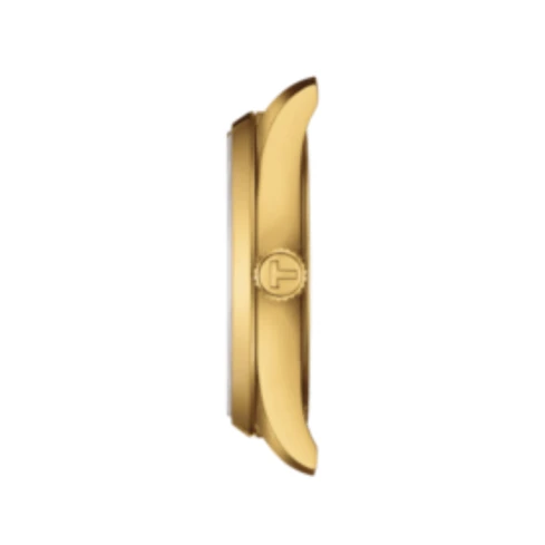 Дамски ръчен часовник с кварцов механизъм - корпус от Стомана - Стоманена верижка - цвят Шампанско Злато