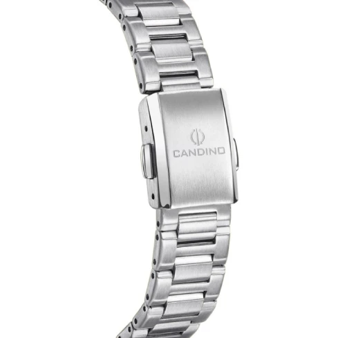 Дамски ръчен часовник с кварцов механизъм - корпус от Стомана - Стоманена верижка - цвят Черен Сив