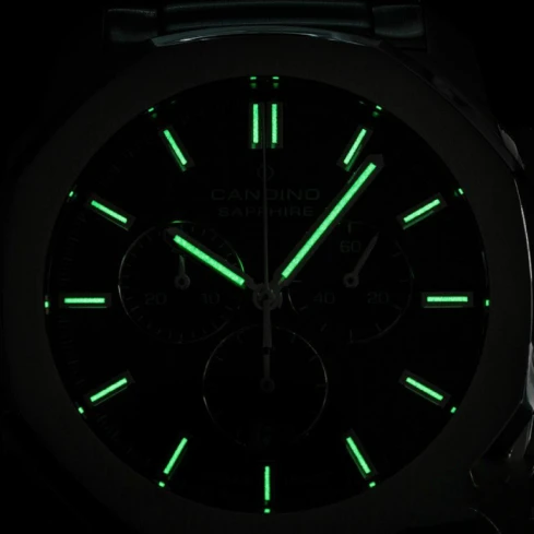 Мъжки ръчен часовник с кварцов механизъм - корпус от Стомана - Стоманена верижка - цвят Син