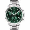 Tissot T116.617.11.092.00 Chrono XL - Мъжки ръчен часовник с кварцов механизъм - корпус от Стомана - Стоманена верижка - цвят Зелен Сив