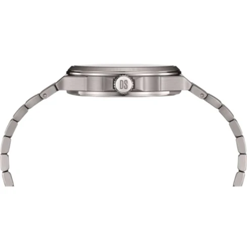 Унисекс ръчен часовник с автоматичен механизъм - корпус от Титан - Титаниева верижка - цвят Син