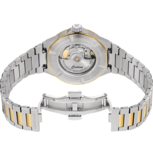 Унисекс ръчен часовник с автоматичен механизъм - корпус от Стомана - Стоманена верижка - цвят Сребрист