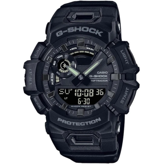 Casio GBA-900-1AER G-Shock G-Squad - Мъжки ръчен часовник с кварцов механизъм - корпус от Полимер - Полимер - цвят Черен