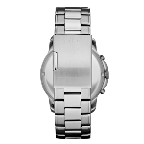 Мъжки ръчен часовник с кварцов механизъм - корпус от Стомана - Стоманена верижка - цвят Черен Сив