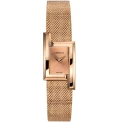 Дамски ръчен часовник с кварцов механизъм - корпус от Стомана - Меш - цвят Розово Злато Розово Злато