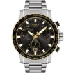 Tissot T125.617.21.051.00 Supersport - Мъжки ръчен часовник с кварцов механизъм - корпус от Стомана - Стоманена верижка - цвят Черен Сив