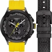 Tissot T135.417.37.051.00 T-Race Cycling Tour de France Special Edition - Мъжки ръчен часовник с кварцов механизъм - корпус от Стомана - Естествена кожа - цвят Черен Черен
