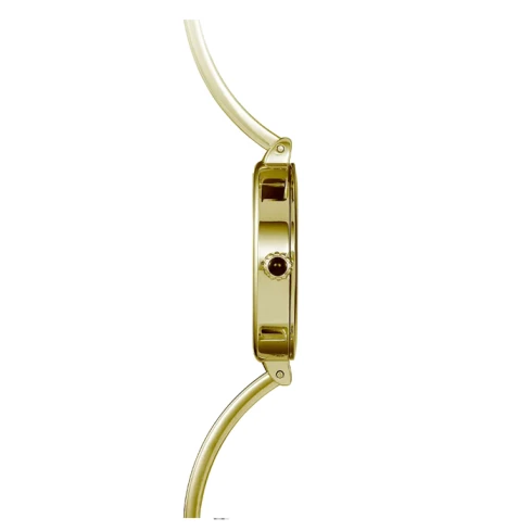 Дамски ръчен часовник с кварцов механизъм - корпус от Стомана - Стоманена верижка - цвят Черен Злато