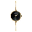 Дамски ръчен часовник с кварцов механизъм - корпус от Стомана - Стоманена верижка - цвят Черен Злато