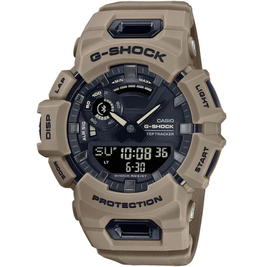 Casio GBA-900UU-5AER G-Shock - Мъжки ръчен часовник с кварцов механизъм - корпус от Полимер - Полимер - цвят Черен Кафяв