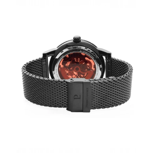 Мъжки ръчен часовник с автоматичен механизъм - корпус от Стомана - Меш - цвят Скелетон