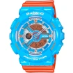 Casio BA-110NC-2AER Baby-G - Дамски ръчен часовник с кварцов механизъм - корпус от Полимер - Полимер - цвят Оранжев Оранжев