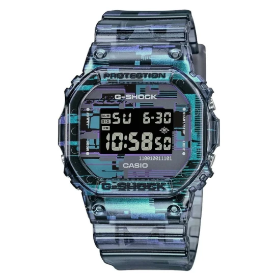 Casio DW-5600NN-1ER G-Shock - Мъжки ръчен часовник с кварцов механизъм - корпус от Полимер - Полимер - цвят Черен Син