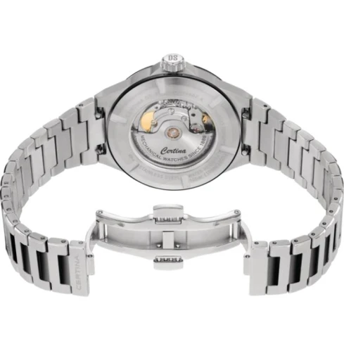 Унисекс ръчен часовник с автоматичен механизъм - корпус от Стомана - Стоманена верижка - цвят Зелен