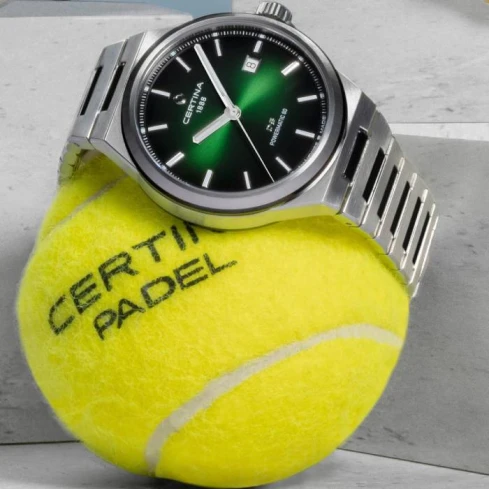 Унисекс ръчен часовник с автоматичен механизъм - корпус от Стомана - Стоманена верижка - цвят Зелен