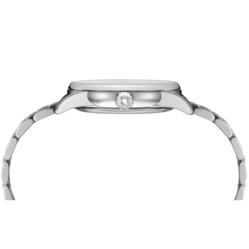 Мъжки ръчен часовник с автоматичен механизъм - корпус от Стомана - Стоманена верижка - цвят Скелетон Сив