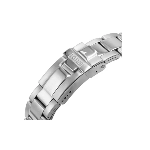 Мъжки ръчен часовник с кварцов механизъм - корпус от Стомана - Стоманена верижка - цвят Син Сив