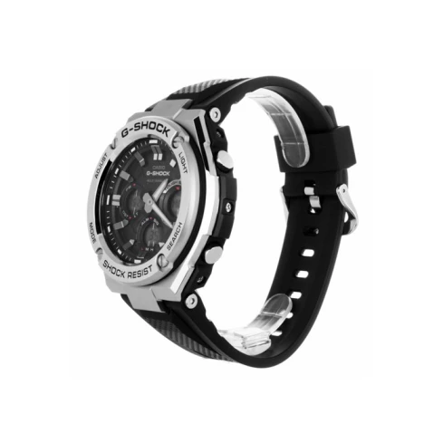 Мъжки ръчен часовник с кварцов механизъм - корпус от Полимер - Полимер - цвят Черен Черен