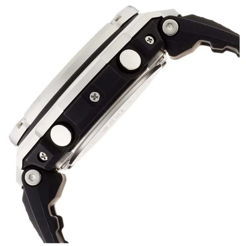 Мъжки ръчен часовник с кварцов механизъм - корпус от Полимер - Полимер - цвят Черен Черен