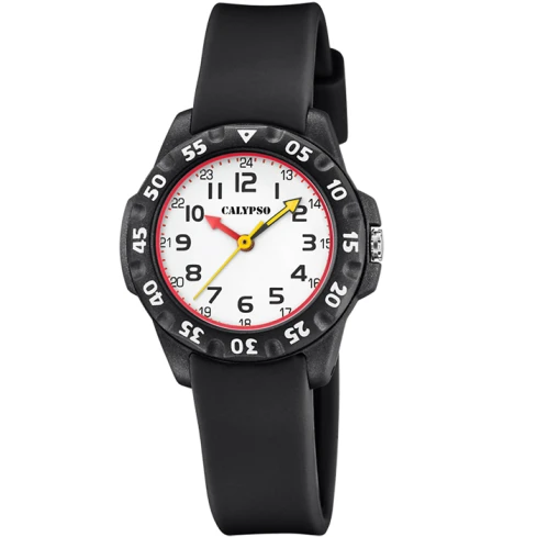 Унисекс ръчен часовник с кварцов механизъм - цвят Бял