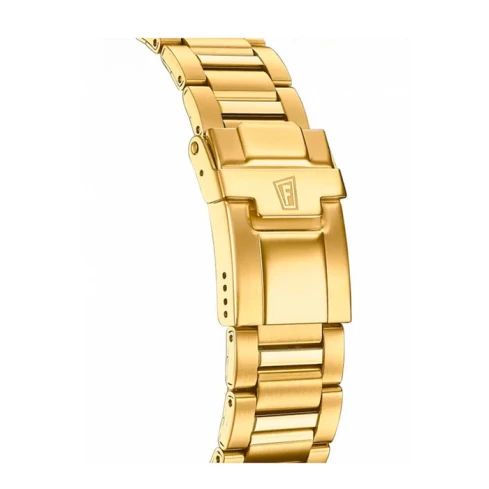 Мъжки ръчен часовник с кварцов механизъм - корпус от Стомана - Стоманена верижка - цвят Син