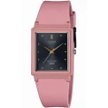 Дамски ръчен часовник с кварцов механизъм - корпус от Полимер - Полимер - цвят Черен Розов