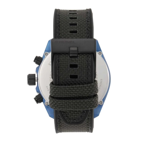 Мъжки ръчен часовник с кварцов механизъм - корпус от Стомана - Силиконова каишка - цвят Сив Черен