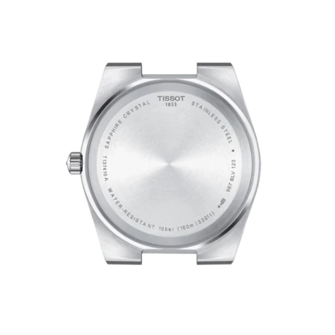 Мъжки ръчен часовник с кварцов механизъм - корпус от Стомана - Стоманена верижка - цвят Черен Сив