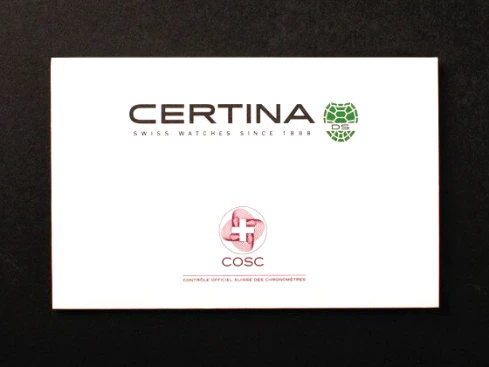 Certina C032.251.11.091.09 DS Action - Дамски ръчен часовник с кварцов механизъм - корпус от Стомана - Стоманена верижка - цвят Зелен Сив